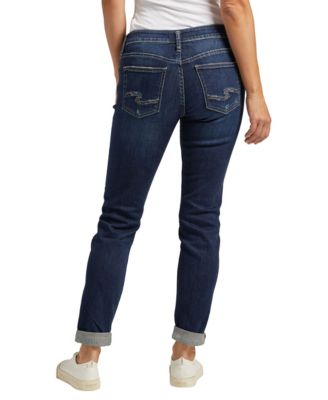 Women’s Boyfriend Mid Rise Slim Leg Jeans