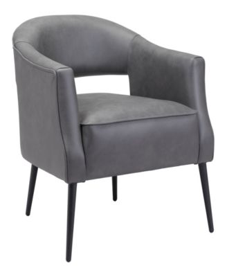 30" Steel, Polyester Berkeley Boho Chic Accent Chair