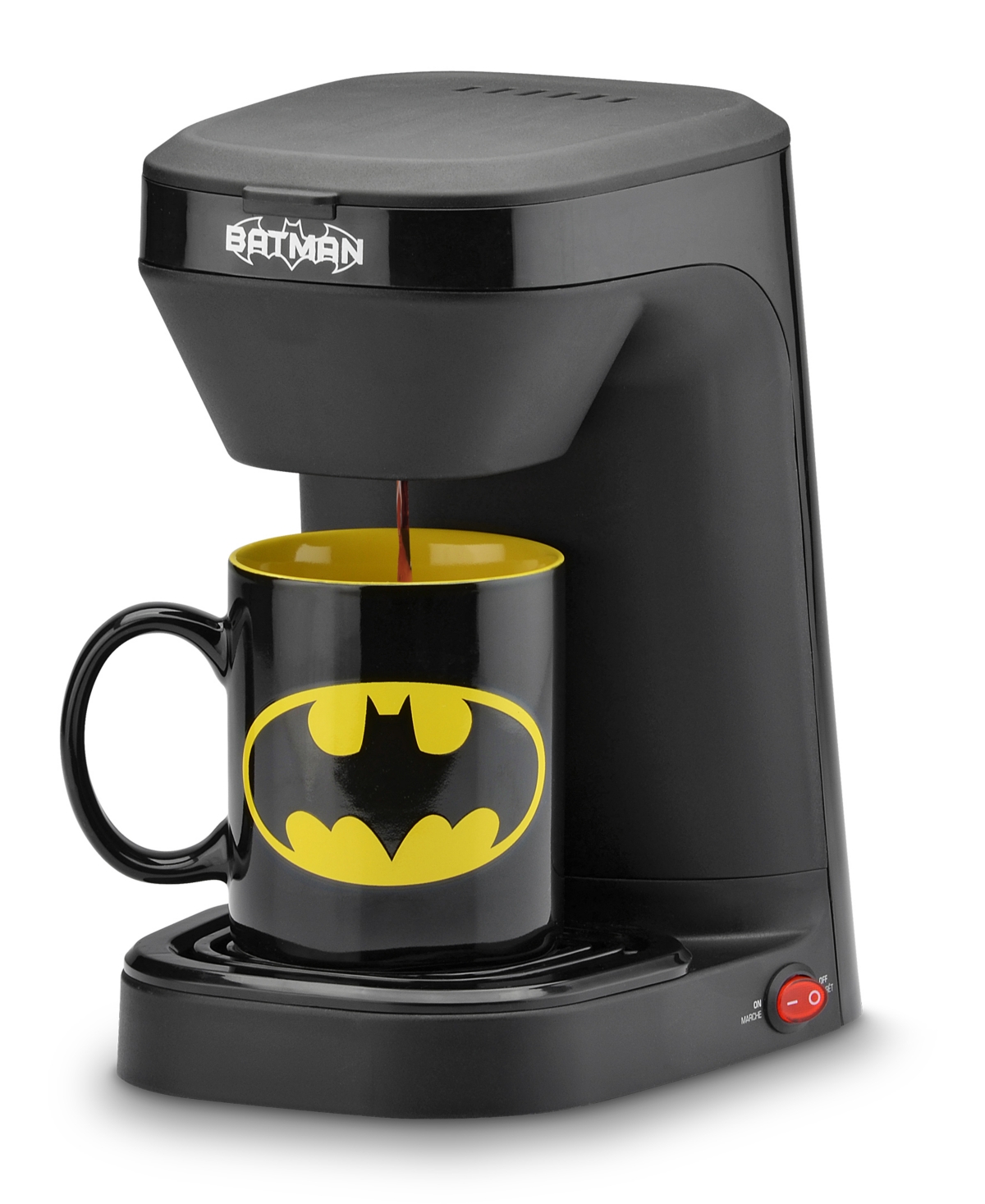 Dc Comics Batman 1-cup Coffee Maker In Black