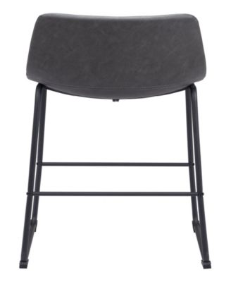 39" each, Set of 2 Steel, Polyurethane Smart Bar Chair