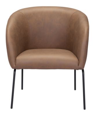 30" Steel, Polyester Quinten Boho Chic Accent Chair