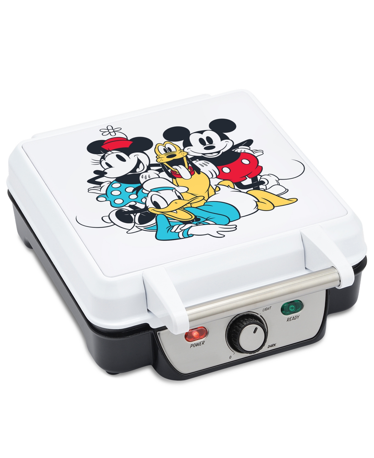 Disney Mickey And Friends Four Waffle Maker In White