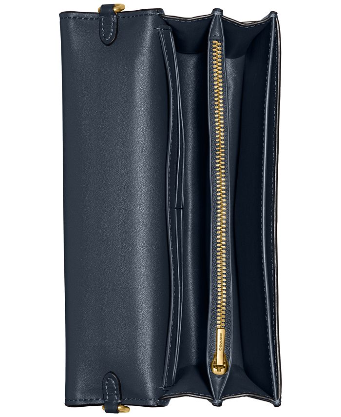 COACH Bea Mini Leather Snap Closure Crossbody Macy's