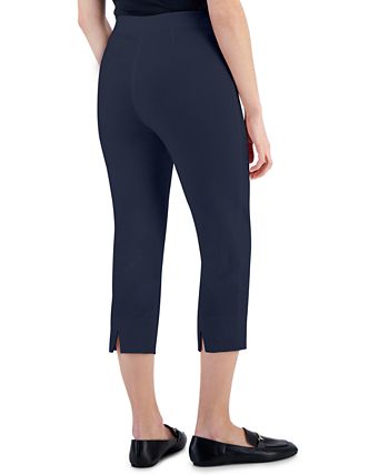 Charter Club Petite Pull-On Capri Pants, Created for Macy's & Reviews ...