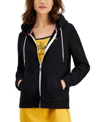 farvestof uhøjtidelig kemikalier Tommy Hilfiger Women's French Terry Hoodie, Created for Macy's & Reviews -  Tops - Women - Macy's
