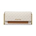 Michael Kors Logo Jet Set 2 in 1 Small Crossbody Wallet-On-A-Chain