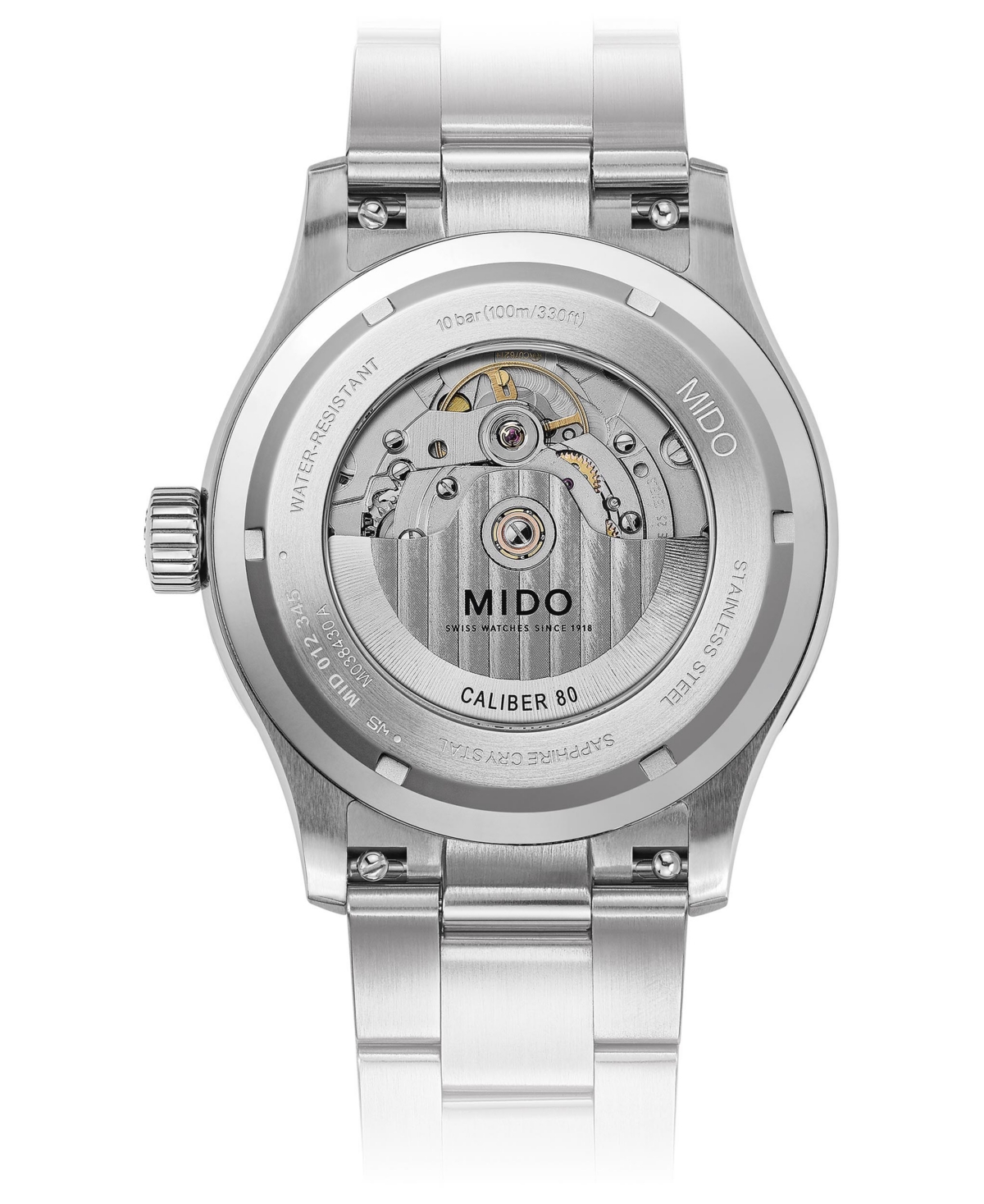 Mido Men's Swiss Automatic Multifort Stainless Steel Bracelet Watch 42mm