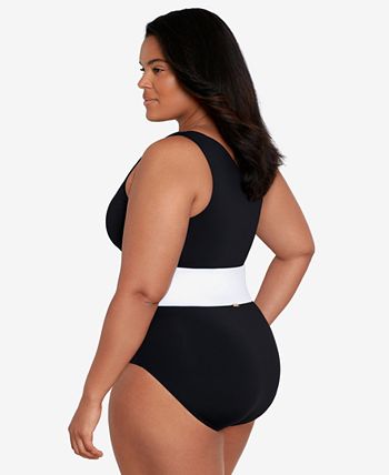 Ralph Lauren Plus Size One-Piece Swimsuit -
