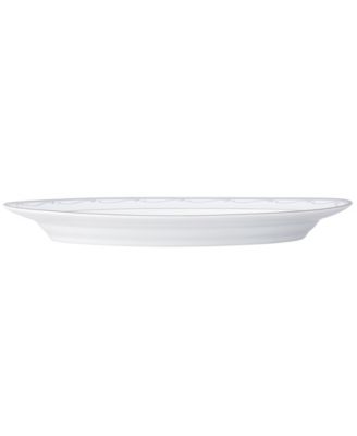 Satin Flourish Oval Platter, 14"