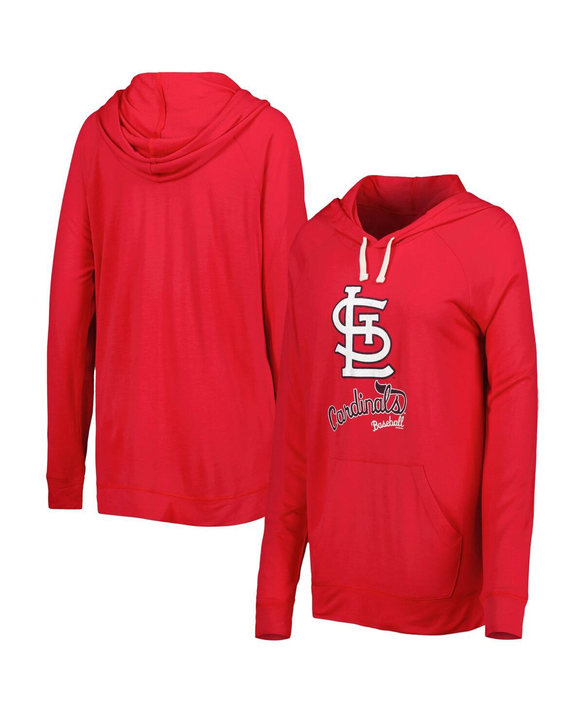 Touché Women's Touch Red St. Louis Cardinals Pre-game Raglan Pullover Hoodie
