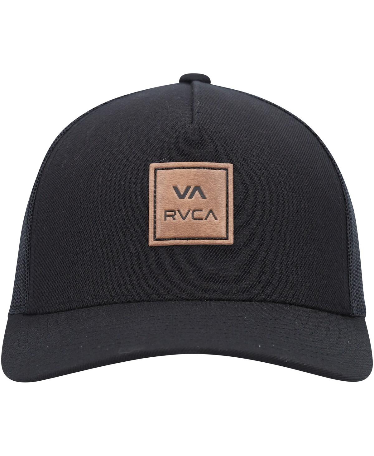 Men's RvcaVa The Way Trucker Snapback Hat - Black