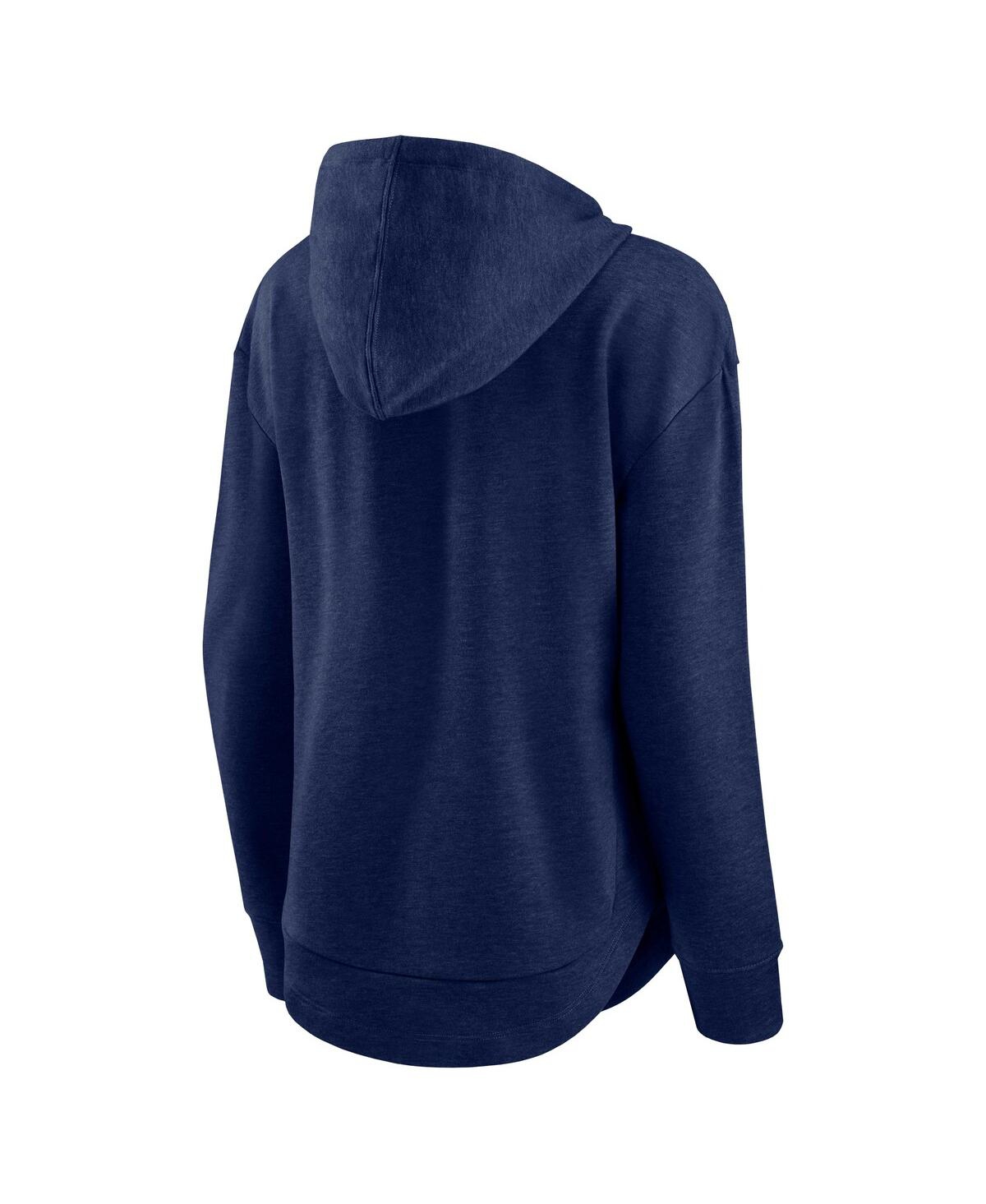 Fanatics Branded Heathered Navy Milwaukee Brewers Set To Fly Pullover Hoodie In Heathered Navy