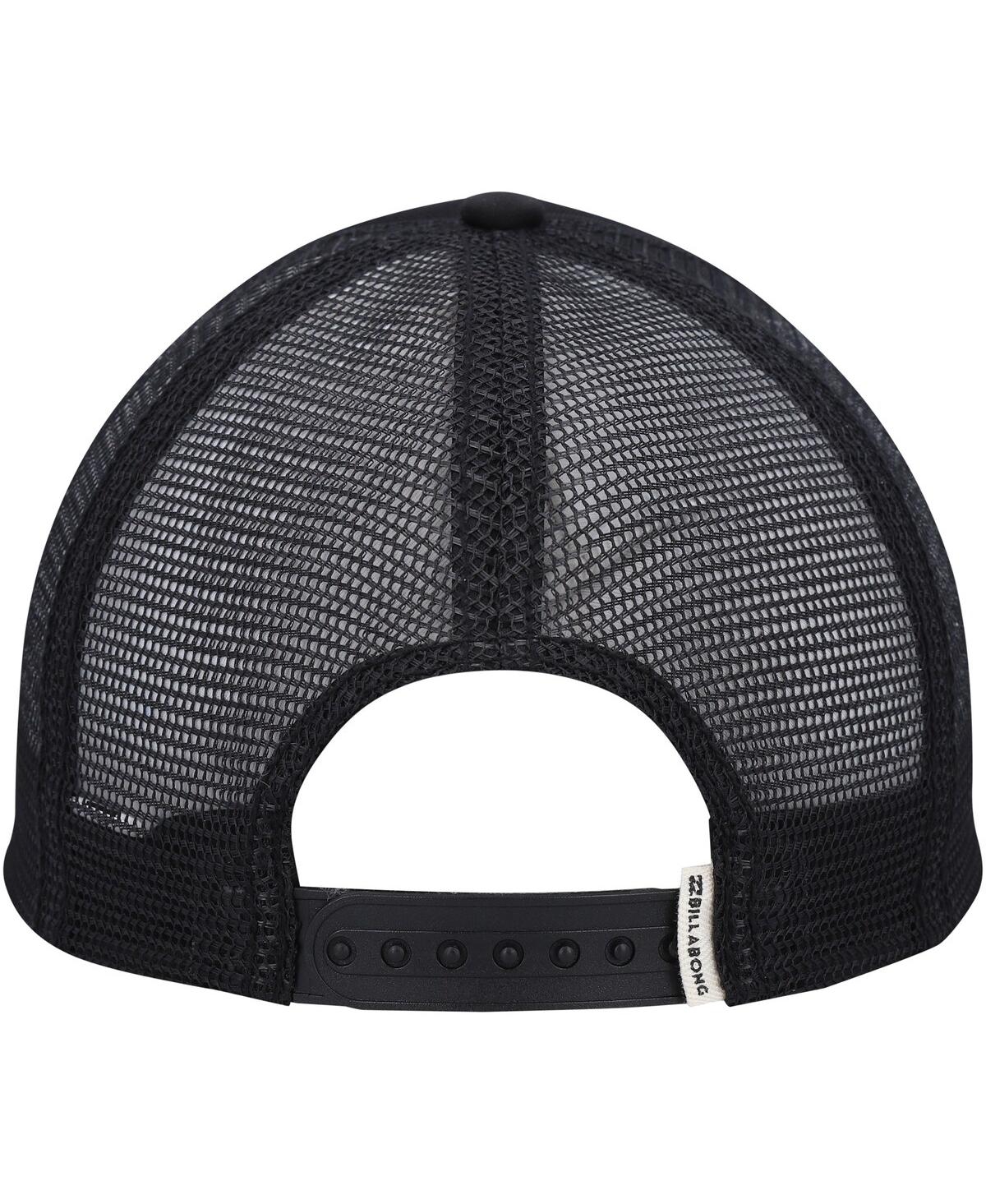 Shop Billabong Women's  Black Across Waves Trucker Snapback Hat
