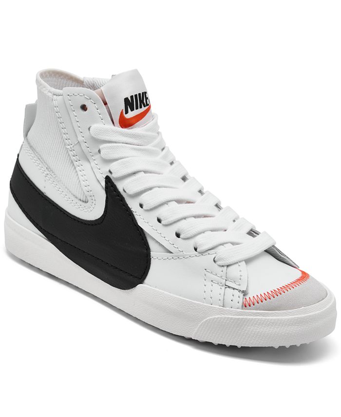 Nike Blazer Mid 77 Jumbo Mens Size 9 Sneakers White Black Big Check  DD3111-100