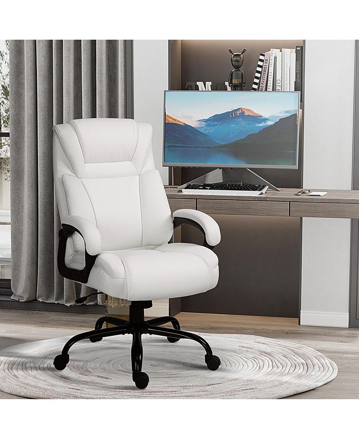 Vinsetto Big and Tall Executive Office Chair w/ PU Leather Fabric