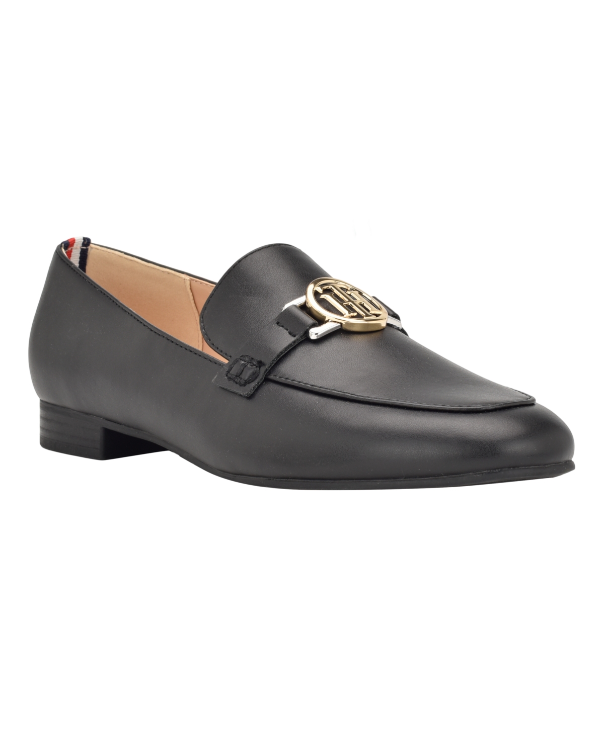 Shop Tommy Hilfiger Women's Cozte Classic Moccasins Loafers In Black