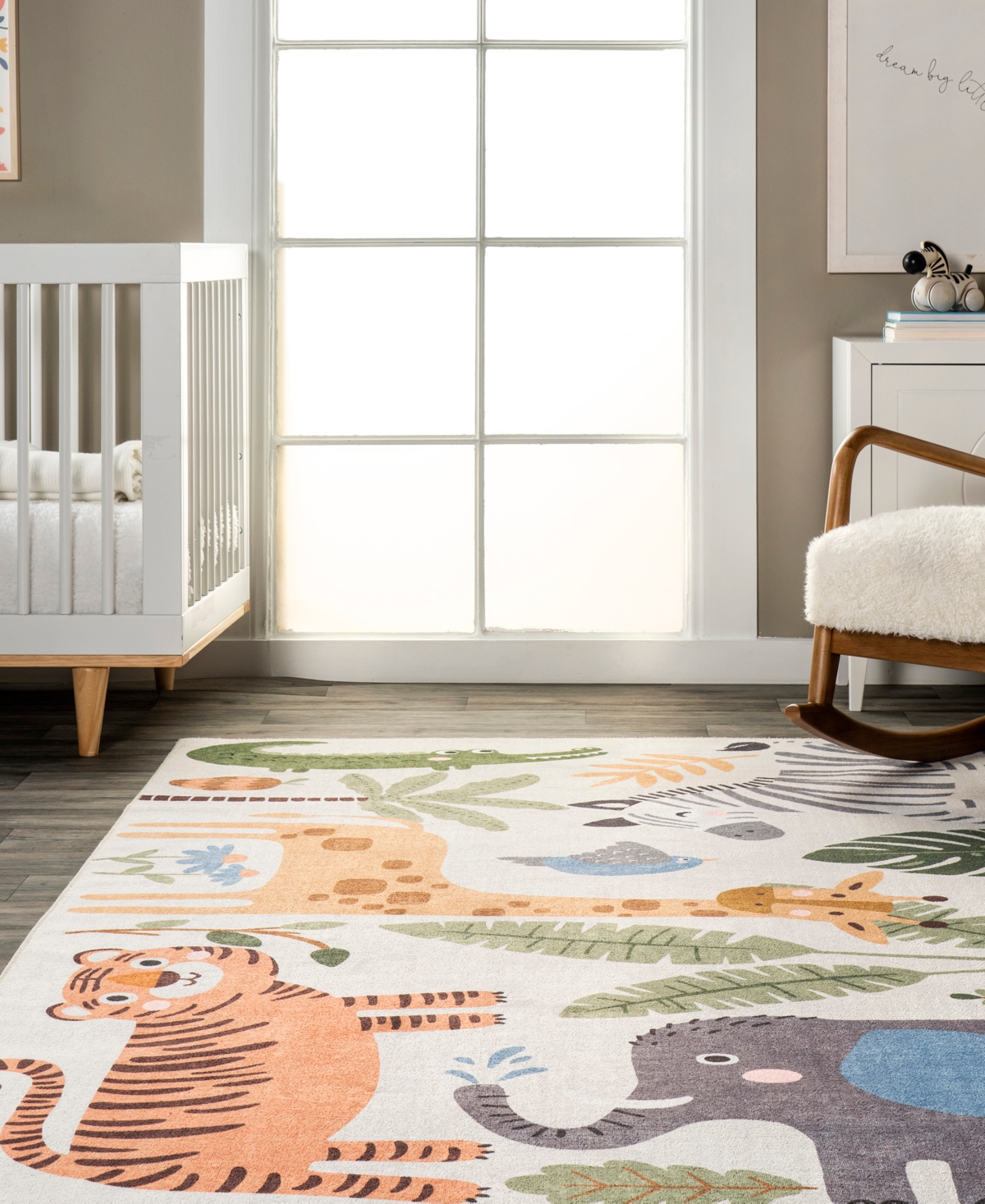 nuLoom Revel Felipa Safari Washable Kids Area Rug