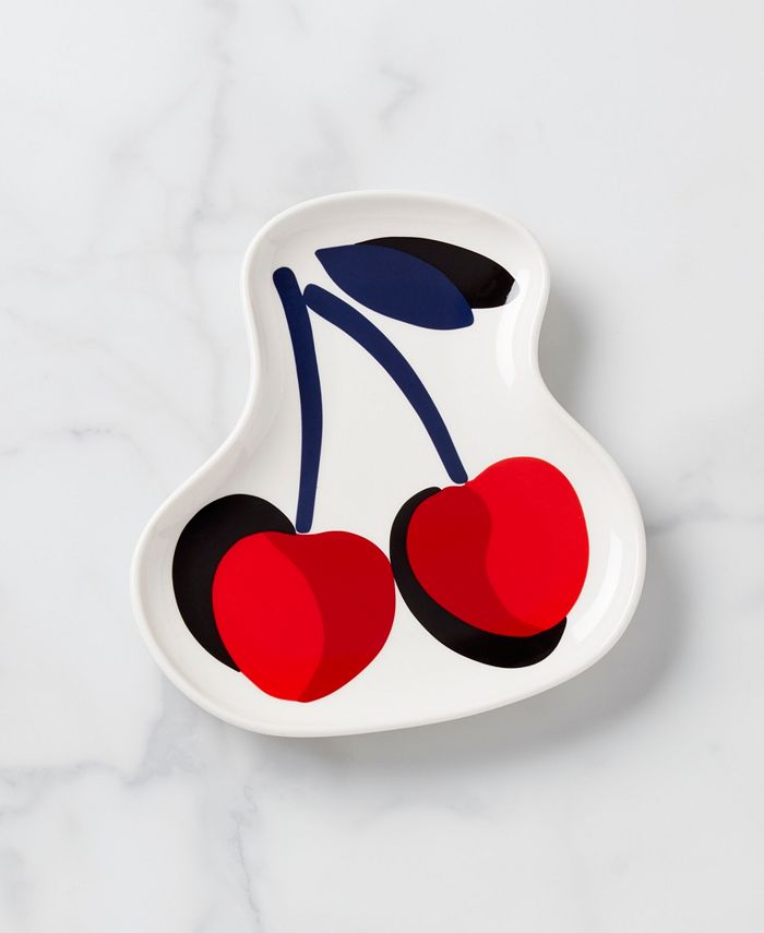 Kate Spade New York Vintage-Like Cherry Dot Spoon Rest - Macy's