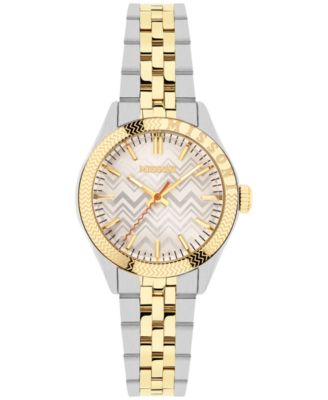 Missoni - Women's Swiss Classic Two-Tone Stainless Steel Bracelet Watch 34mm