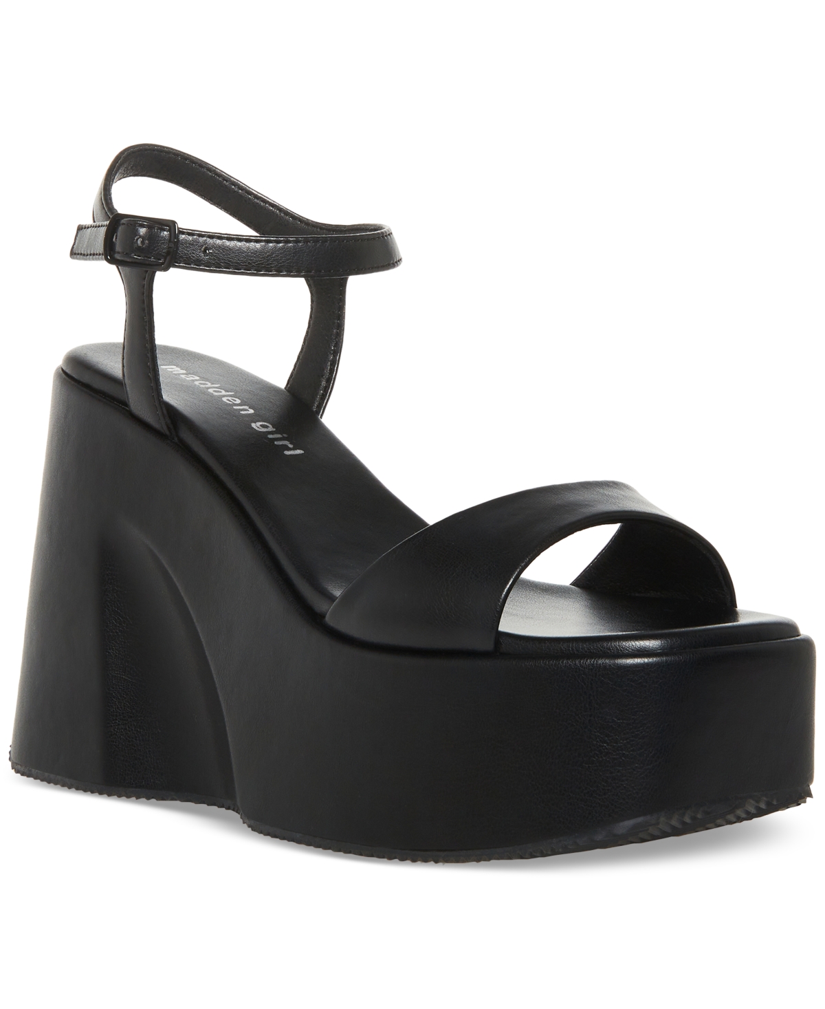 Madden girl platform sandals black on sale