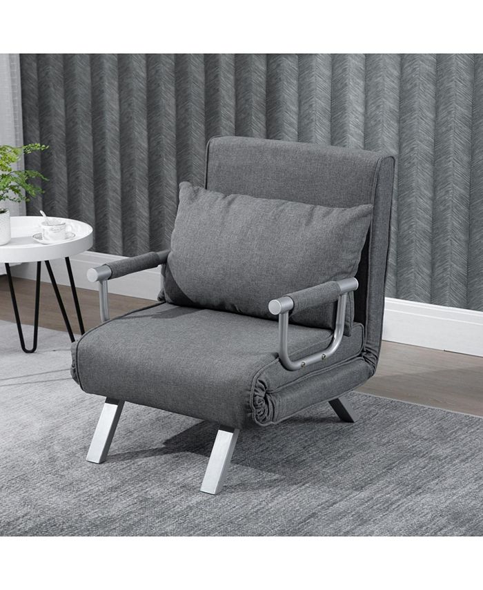 Small Futon Couch with Comfortable Fold Down Bed for Guests