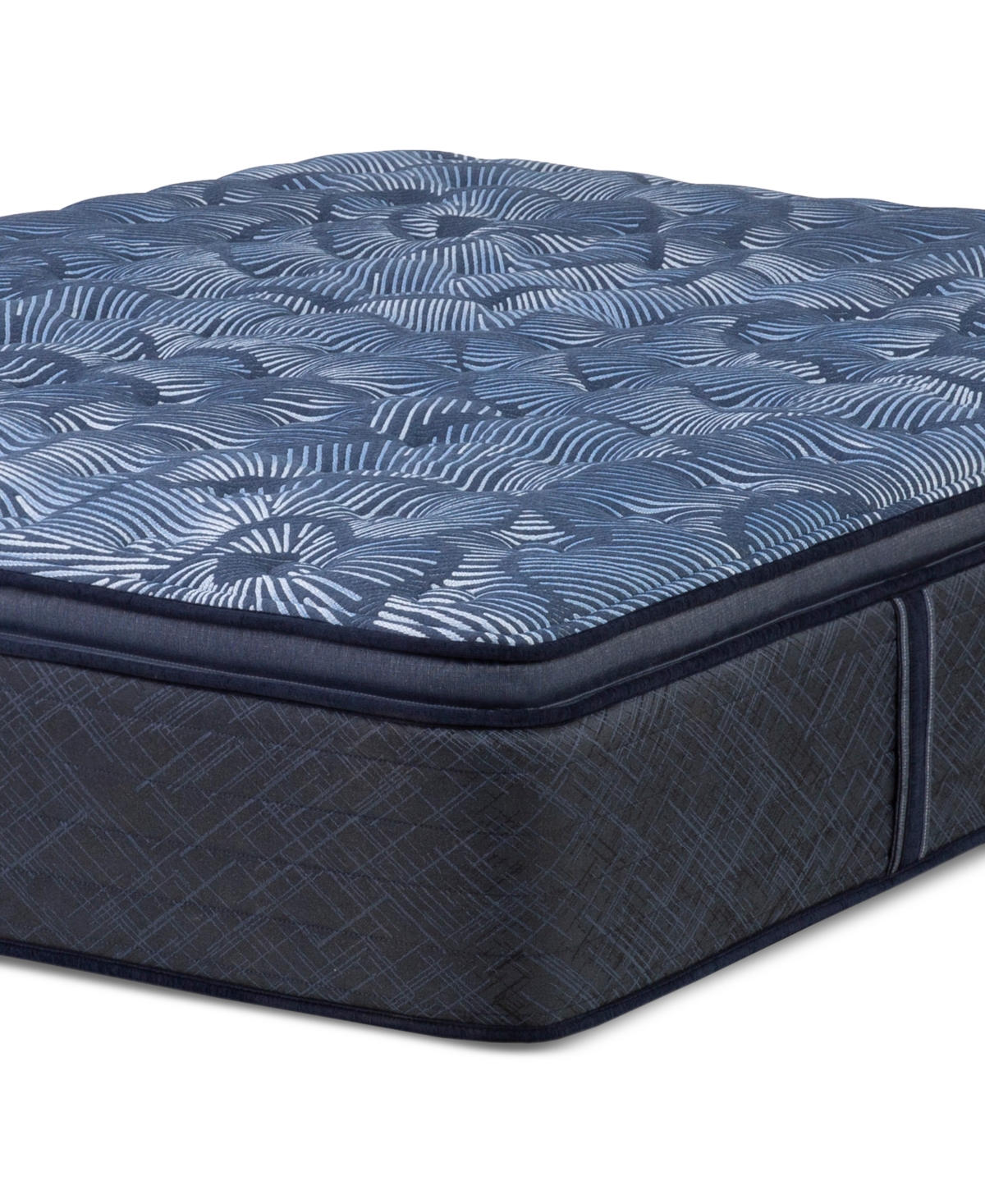 Serta Perfect Sleeper Cobalt Calm 14" Medium Pillow Top Mattress Set, Twin