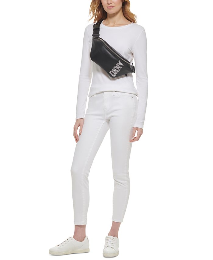 DKNY Tilly Medium Zippered Sling Bag - Macy's