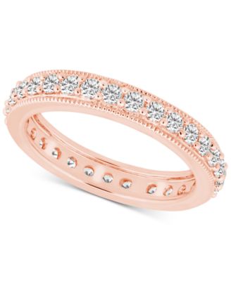 Diamond Beaded Edge Eternity Band (7/8 ct. t.w.) in 14k Gold