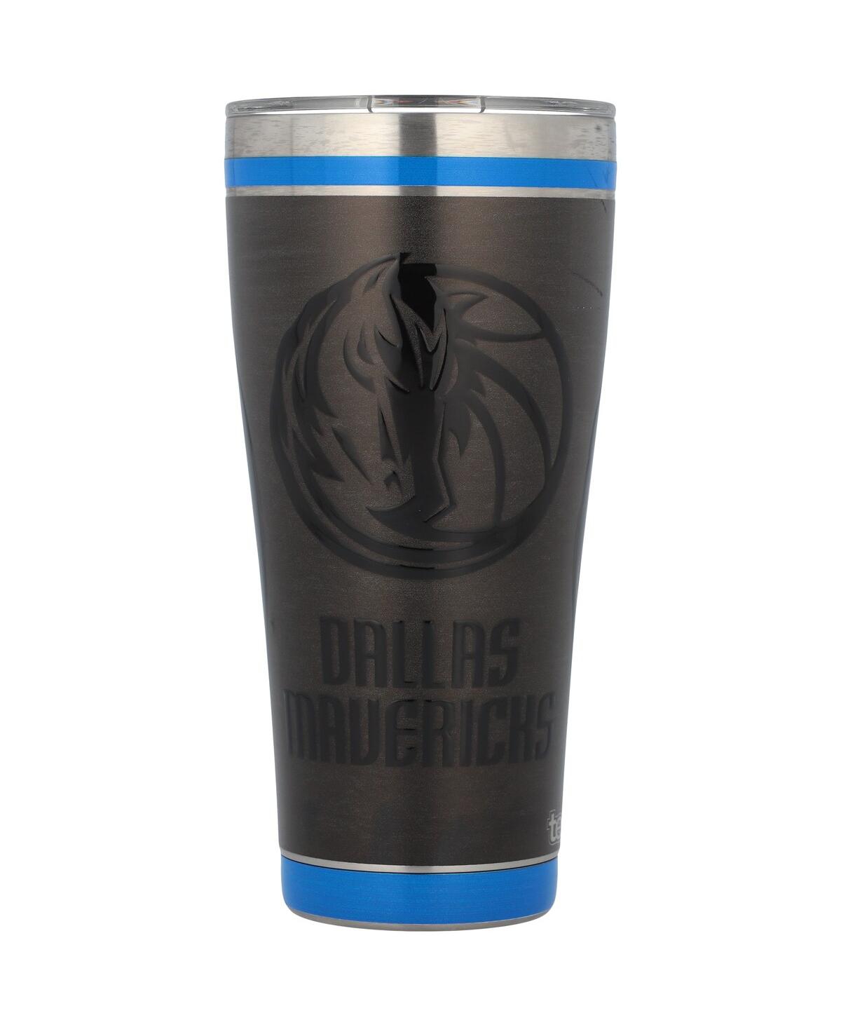 Tervis Tumbler Dallas Mavericks 30 oz Blackout Stainless Steel Tumbler In Black