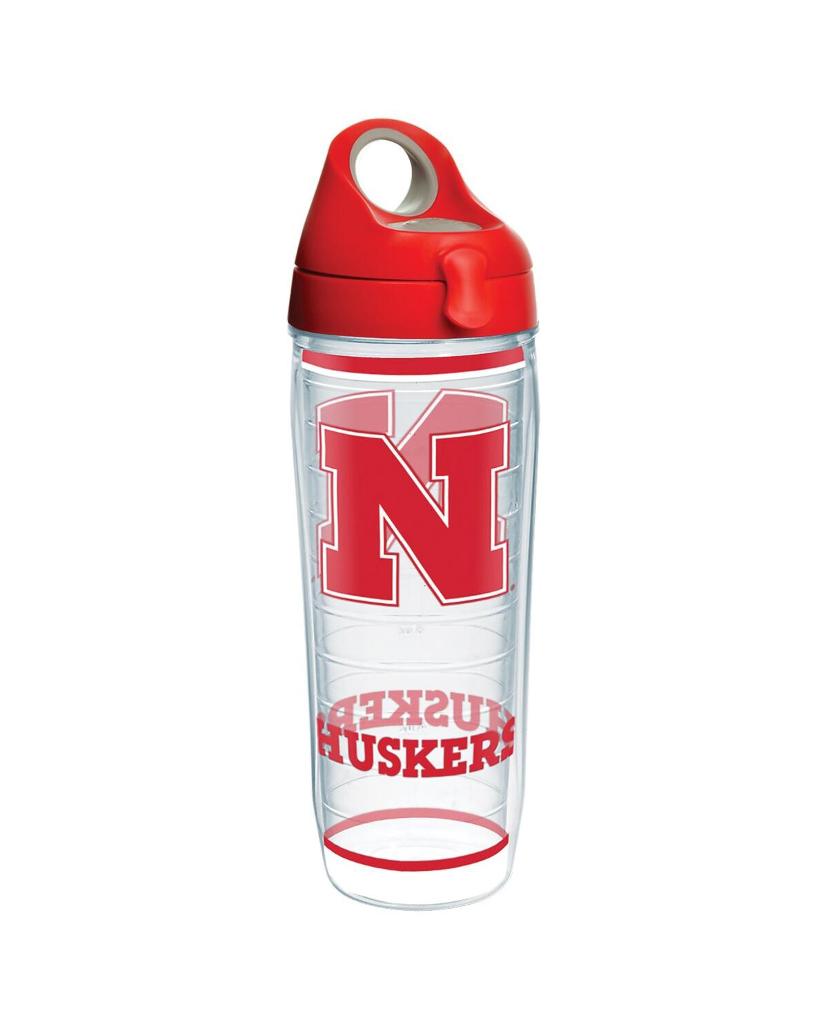 Tervis Tumbler Nebraska Huskers 24 oz Tradition Water Bottle In Clear,red