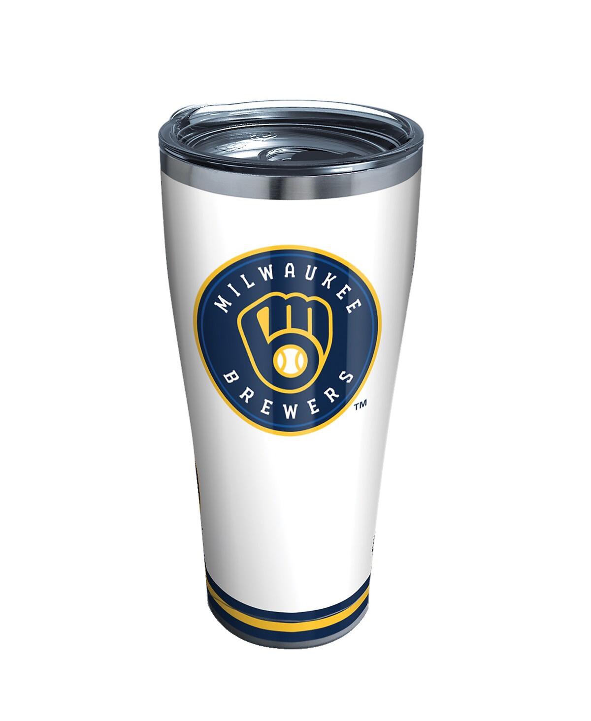 Tervis Tumbler Milwaukee Brewers 30 oz Arctic Stainless Steel Tumbler In White