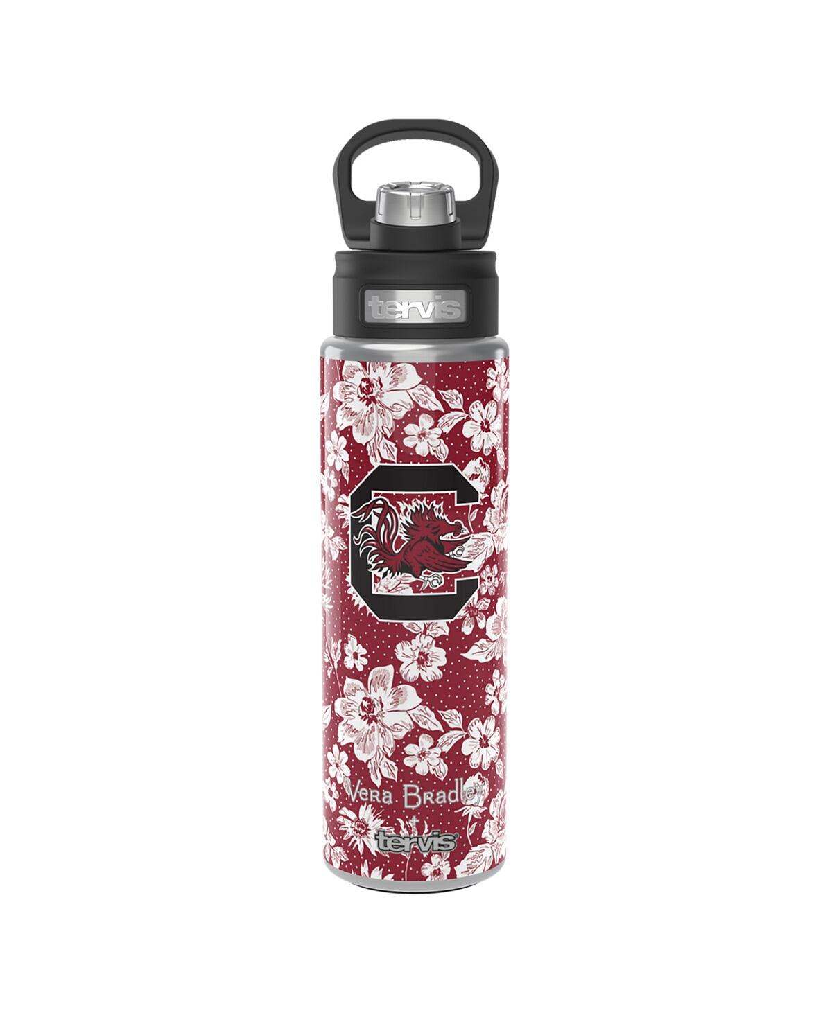 Vera Bradley X Tervis Tumbler South Carolina Gamecocks 24 oz Wide Mouth Bottle With Deluxe Lid In Red