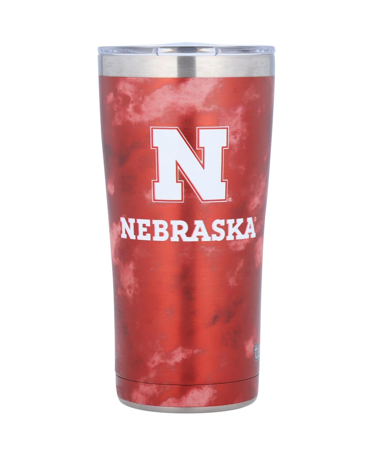 Tervis Tumbler Nebraska Huskers 20 oz Tie-dye Stainless Steel Tumbler In Red