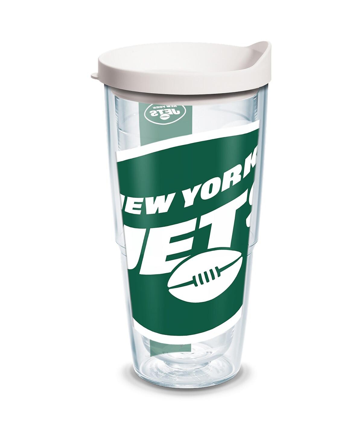 Tervis Tumbler New York Jets 24 oz Colossal Classic Tumbler In White,green