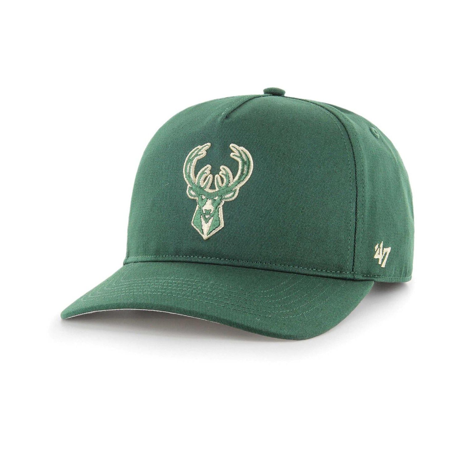 Men's Hunter Green Milwaukee Bucks Hitch Snapback Hat