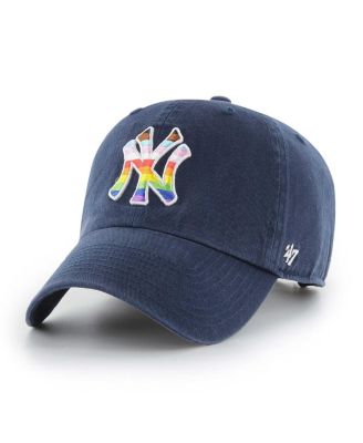 Men's Navy New York Yankees Pride Clean Up Adjustable Hat