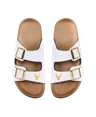 Women's Milwaukee Bucks Double-Buckle Sandals