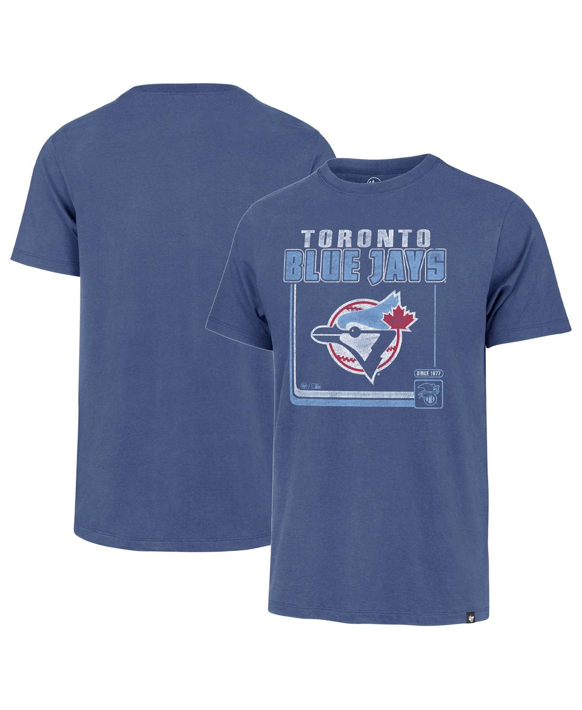 Men's '47 BrandToronto Blue Jays Borderline Franklin T-shirt - Royal