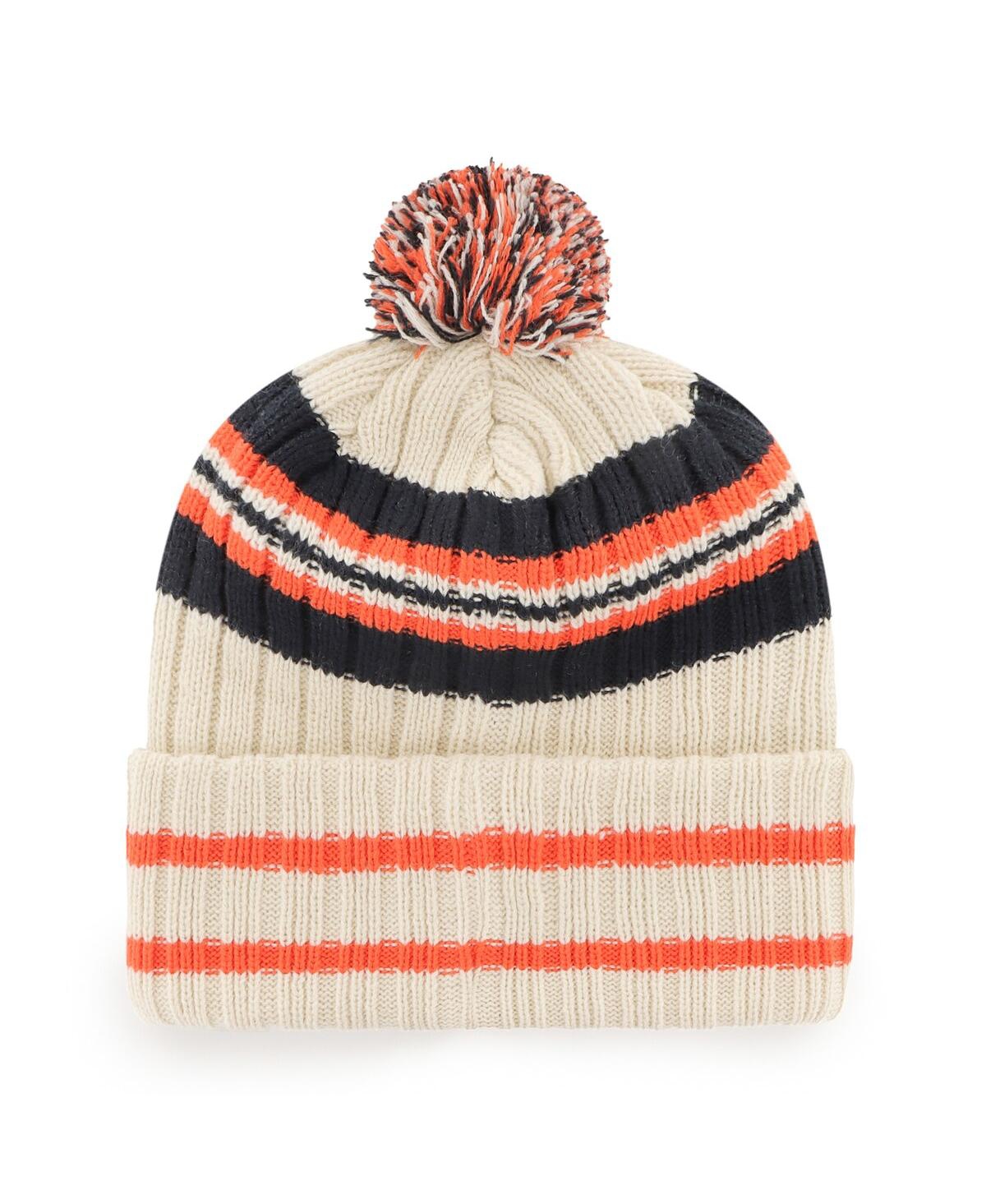 47 Brand Men's ' Natural San Francisco Giants Home Patch Cuffed Knit Hat With Pom In Natural