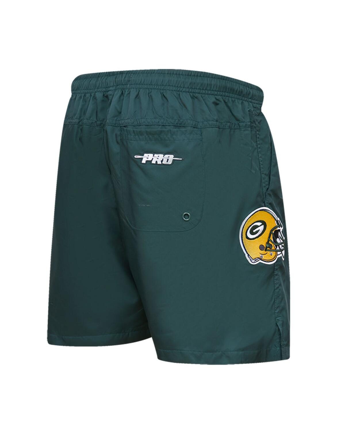 Shop Pro Standard Men's  Green Green Bay Packers Woven Shorts