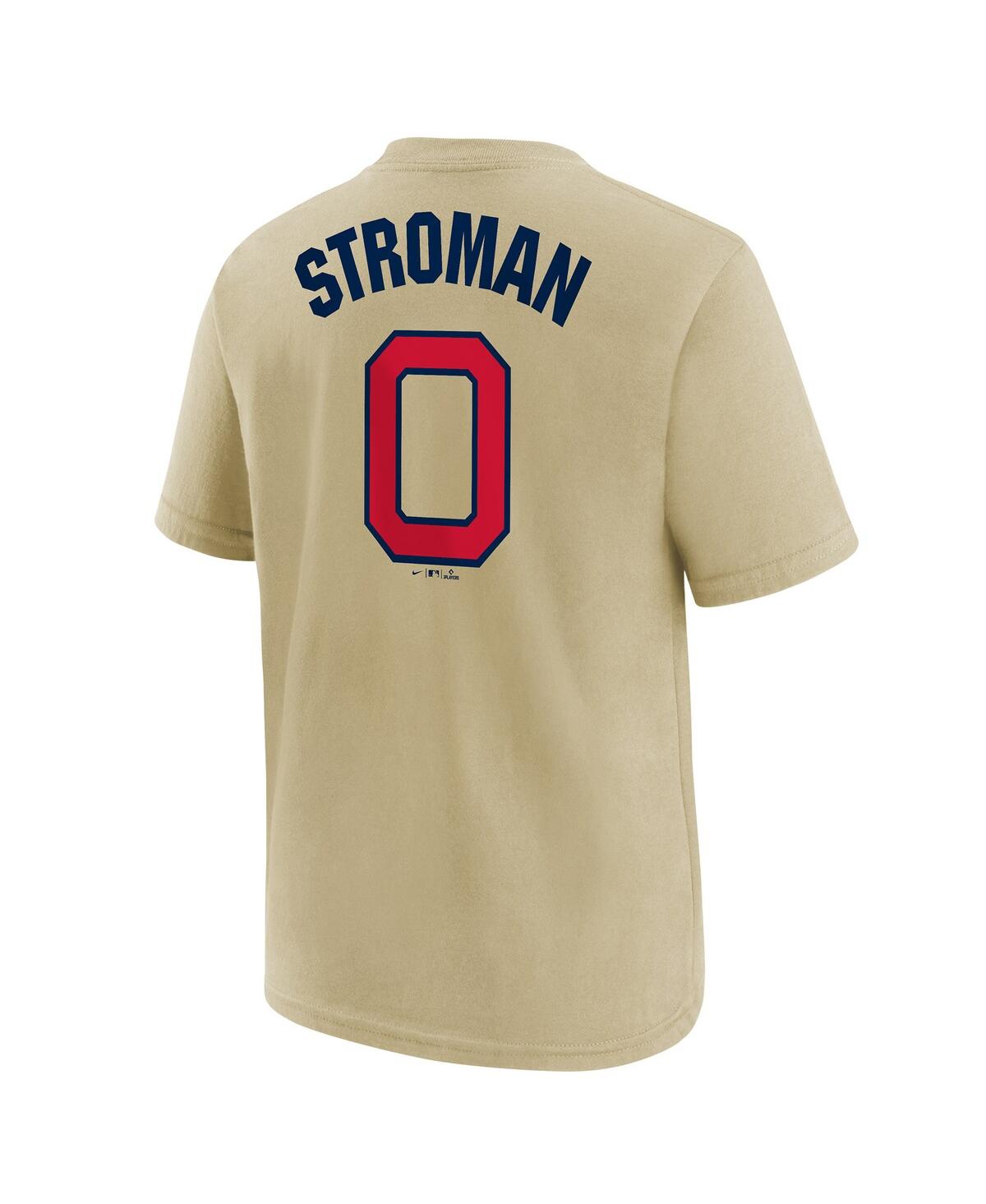 Big Boys and Girls Nike Marcus StromanChicago Cubs 2022 Field of Dreams Name and Number T-shirt - Cream