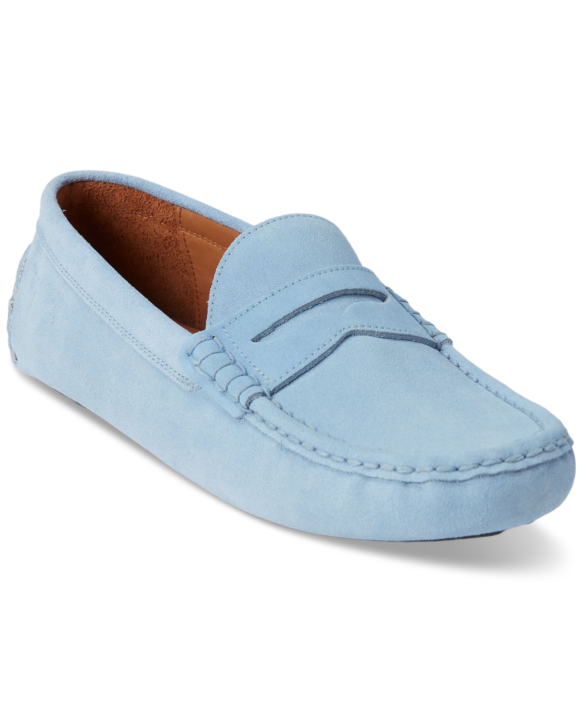 Polo Ralph Lauren Men's Anders Suede Driving Loafers In Austin Blue