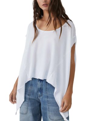 Style Co Womens Handkerchief Hem T Shirt Coral Size Xx Large