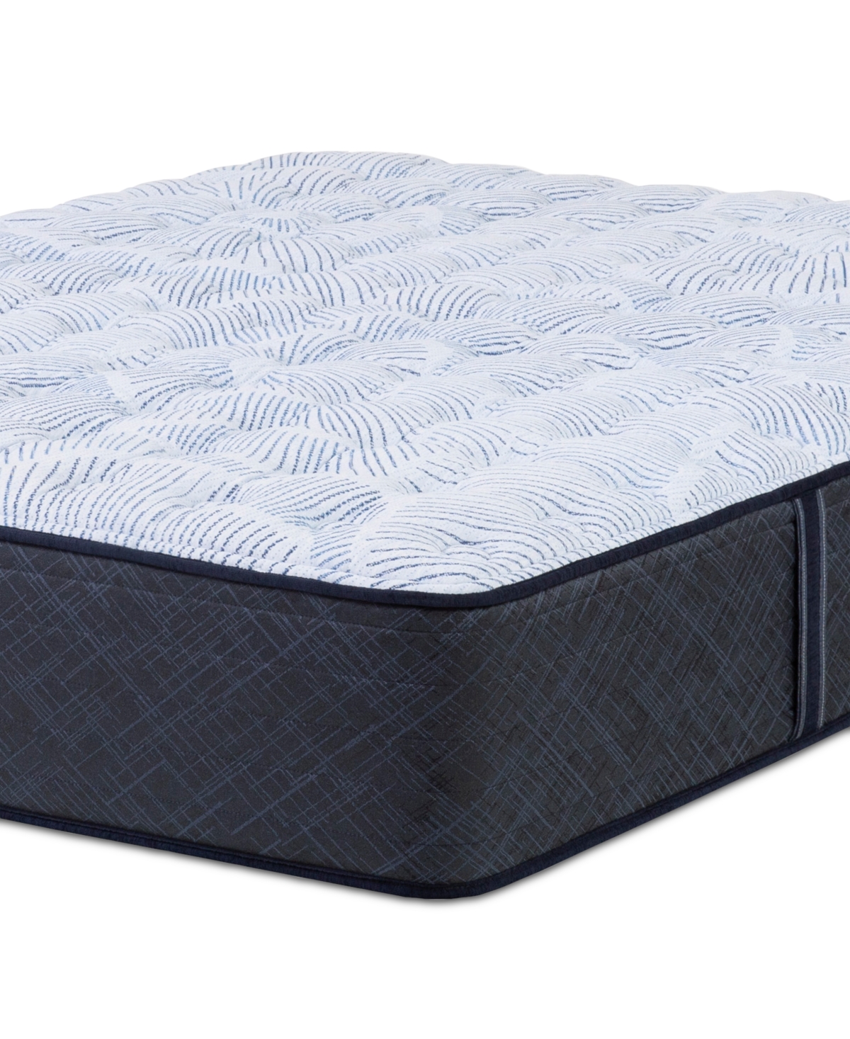 Serta Perfect Sleeper Blue Lagoon Night 13.5" Medium Mattress Set-twin