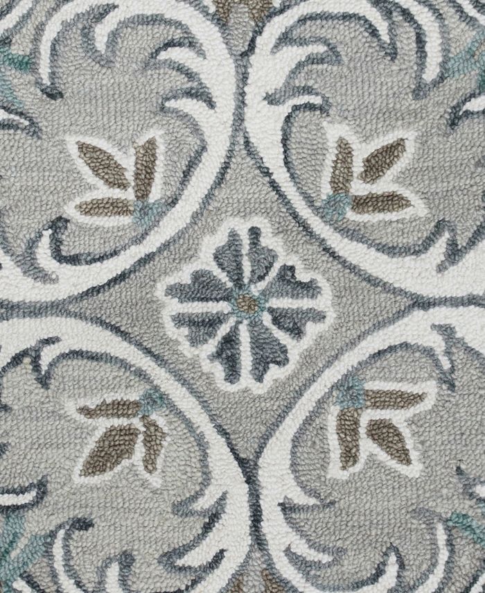 LR Home Sweet SINUO54152 4' x 4' Round Area Rug - Macy's