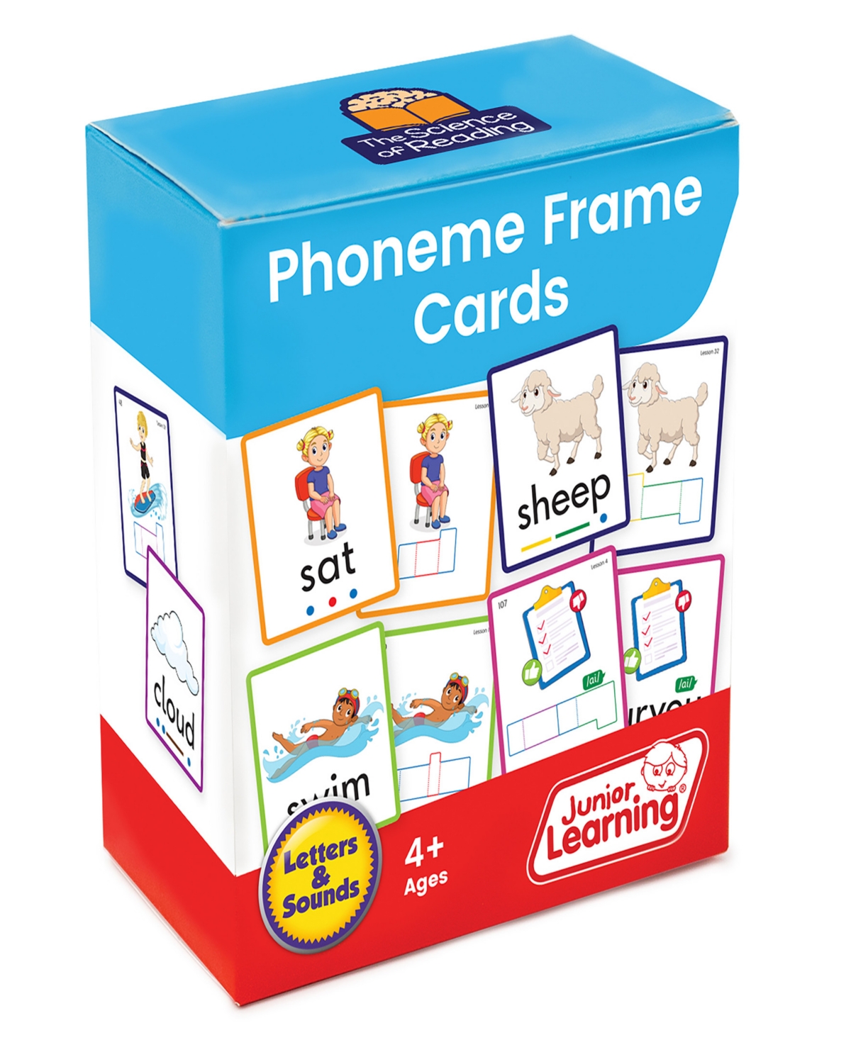 Junior Learning Kids' Phoneme Frame Flashcards In Multi
