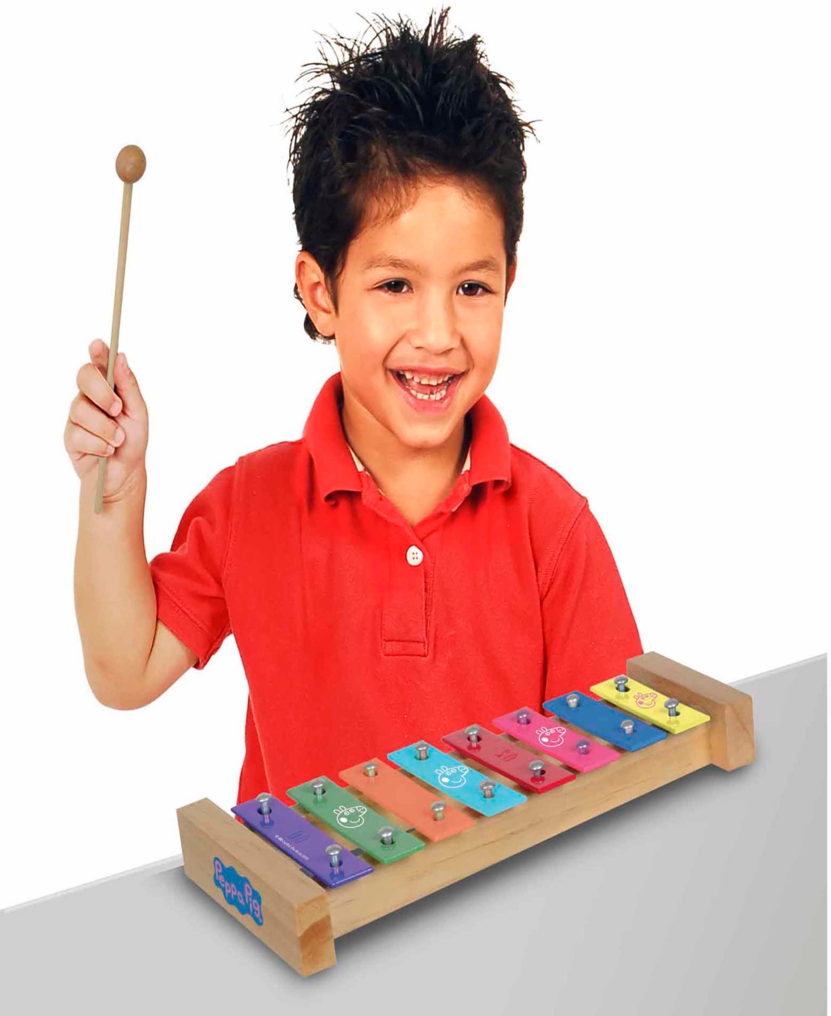 Shop Peppa Pig Wood Xylophone Maracas Combo Set In Multi