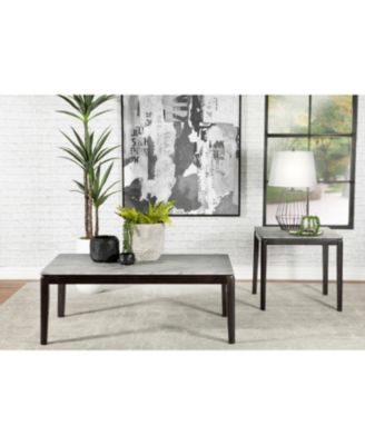 21.75" Asian Hardwood Square End Table