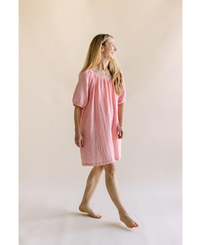 La Paloma Women's Cotton Gauze House Dress - Macy's
