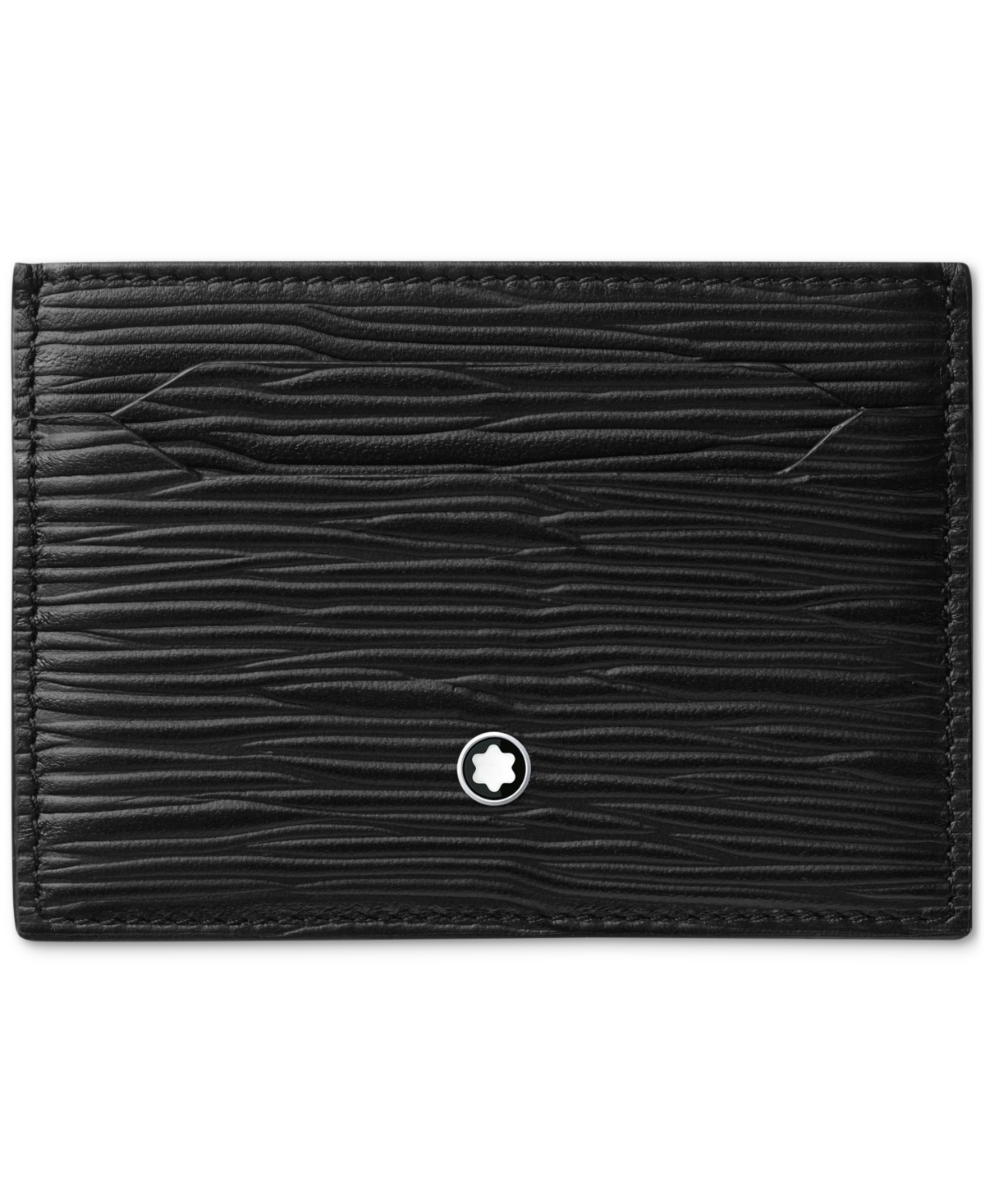 Montblanc Meisterstuck 4810 Leather Card Holder In Black